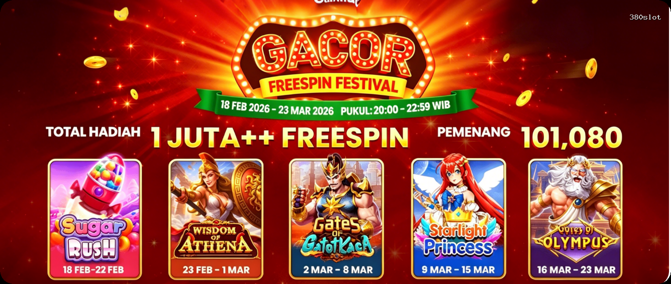 Login 380slot Sekarang Bonus Melimpah